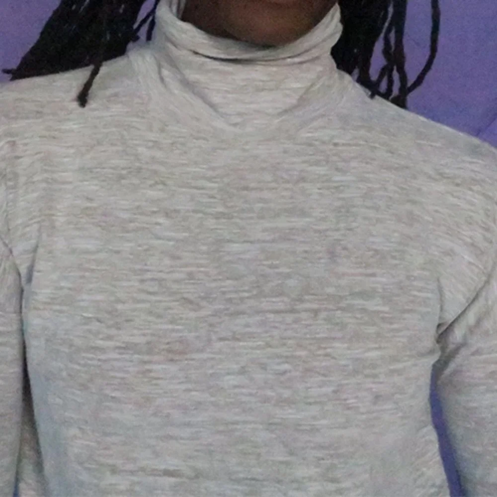 Madewell turtle neck long sleeve tee style h1092 in gray size XXS.